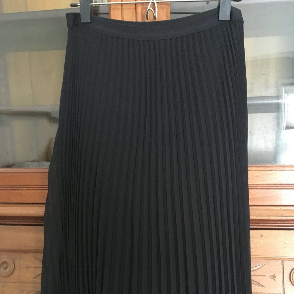 Black J.Jill pleated skirt